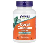 NOW Foods Coral Calcium, 1000mg - 100 Vegan Capsules
