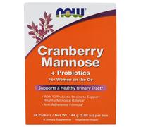 Now Foods, Cranberry Mannose + Probiotics, 24 Packets, (6 g) Each
