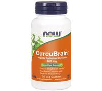 NOW Foods CurcuBrain, 400mg - 50 vcaps