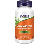 NOW Foods CurcuBrain, 400mg - 50 vcaps