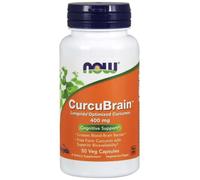 NOW Foods CurcuBrain, 400mg - 50 vcaps