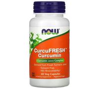 NOW Foods CurcuFRESH Curcumin, 60 vcaps
