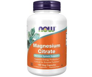 Now Foods Cytrynian Magnezu 120 kapsułek