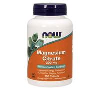 Now Foods Cytrynian Magnezu 200mg 100 tabletek