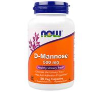 Now Foods, D-Mannose, 500 mg, 120 Veggie Caps