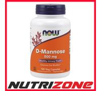 NOW Foods D-Mannose 500mg Urinary Tract Support - 120 vcaps