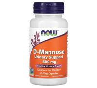 NOW Foods D-Mannose, 500mg - 60 Vegan Capsules