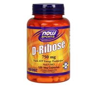 NOW Foods D-Ribose 750mg Capsules 120 Capsules