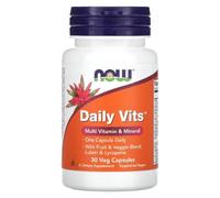 Now Foods - Daily Vits | Complete Multivitamin for Daily Health - 30 Veg Capsules