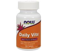 Now Foods Daily Vits Multi Vitamin & Mineral 100 Tablets with Lutein & Lycopene