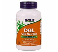 Now Foods DGL With Aloe Vera, 100 Veg Caps (Pack of 1)