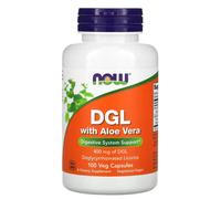 NOW Foods DGL with Aloe Vera - 100 Vegan Capsules