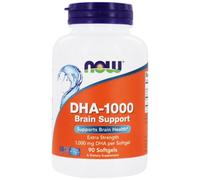 NOW Foods DHA-1000 Brain Support Softgels - 1,000 mg DHA per Softgel, 90 Count - Supports Brain Health & Cognitive Function