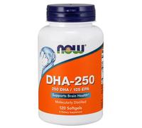 NOW Foods DHA-250, 250 DHA / 100 EPA - 120 softgels