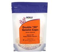 Now Foods Double "00" Gelatin Caps, Approx. 250 Empty Gelatin Capsules, 1.06 oz (30 g)