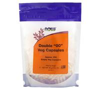 NOW Foods, Double "00" Veg Capsules, Approx. 250 Empty Veg Capsules