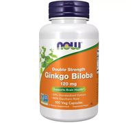NOW Foods Ginkgo Biloba Double Strength 120mg Capsules 100