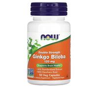 NOW Foods Ginkgo Biloba Double Strength, 120mg, 50 vcaps