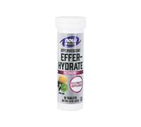 NOW Foods Effer-Hydrate Effervescent, Lemon Lime - 10 tablets