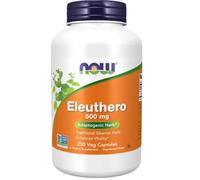 NOW Foods Eleuthero 500mg Capsules 250 Capsules