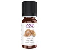 Now Foods Essential Oil Vetiver – Earthy, Calming Aromatherapy – 10 ml