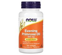 NOW Foods Evening Primrose Oil 500mg - 100 Softgels | Hormonal & Skin Support