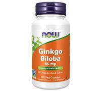 NOW Foods Ginkgo Biloba 60mg Capsules 120 Capsules