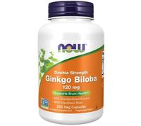 NOW Foods Ginkgo Biloba Double Strength 120mg 200 Capsules