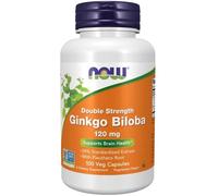 NOW Foods Ginkgo Biloba Double Strength 120mg Capsules 100