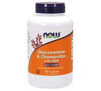 Now Foods Glucosamine & Chondroitin with MSM, 180 Caps (Pack of 1)