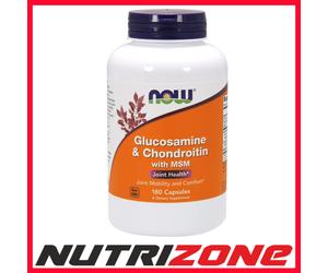 Now Foods Glucosamine & Chondroitin with MSM Joint Health - 180 caps