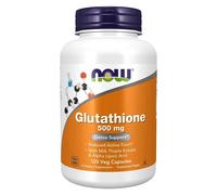 NOW Foods Glutathione 500 mg 120 Veg Capsules Antioxidant Detox Liver Support