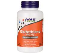 NOW Foods Glutathione with Milk Thistle Extract & Alpha Lipoic Acid, 500mg, 60 vcaps
