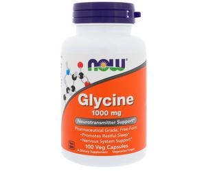 Now Foods, Glycine, 1,000 mg, 100 Veg Capsules