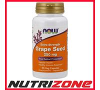 NOW Foods Grape Seed 250mg Extra Strength Immune & Free Radical Support 90 vcaps