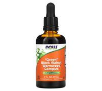 NOW Foods Green Black Walnut Wormwood 59ml | Digestive & Intestinal Support