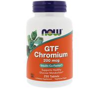 Now Foods, GTF Chromium, 200 mcg, 250 Tablets