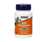 NOW Foods GTF Chromium, 200mcg , 100 tablets
