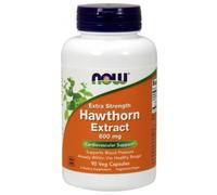 NOW Foods Hawthorn Extract - 600mg Extra Strength - 90 vcaps