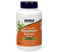 NOW Foods Hawthorn Extract 600mg Extra Strength Capsules 90 Capsules