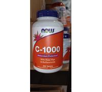 Now Foods High Strength Vitamin C-1000 Rosehip 1000mg 250 Tablets BBD 09/2026