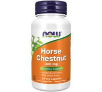 NOW Foods Horse Chestnut 300 mg 90 Veg Caps | Standardized Extract With Rutin