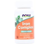NOW Foods Iron Complex 100 Tablets