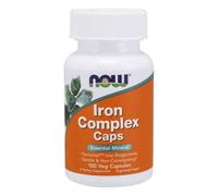 Now Foods Iron Complex Caps - 100 vcaps - Gentle on The Stomach