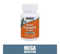 NOW Foods Iron Complex Capsules 100 Veg Capsules | Improves Overall Blood Health