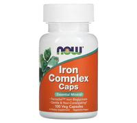 NOW Foods Iron Complex Caps Vegicaps 100 Vegicaps