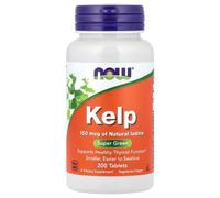 NOW Foods Kelp Thyroid Health 150mcg Daily Wellness Support Tablets - 200 Tablets