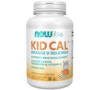 Now Foods Kid Cal Orange Chewables Calcium Vitamin 100 Tablets