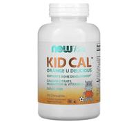 Now Foods Kid Cal Orange Chewables Calcium Vitamin 100 Tablets