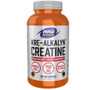 Now Foods Creatine Supplement Kre-Alkalyn 1500 mg 240 Veg Capsules